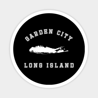 Garden City Long Island (Dark Colors) Magnet